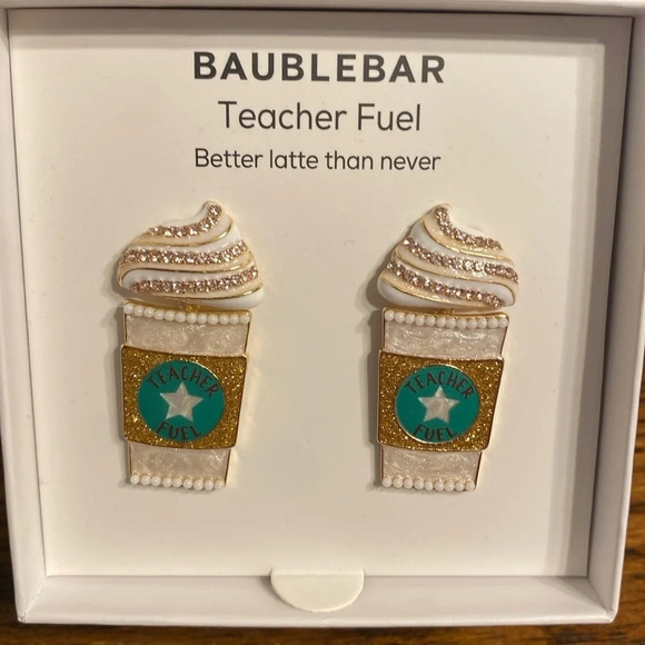 BaubleBar Teacher Fuel earrings - Picture 1 of 4